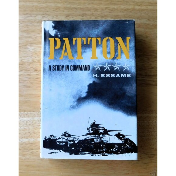 Patton A Study In Command By H. Essame 1974 Hardcover Jacket Book Club Edition - Picture 11 of 11